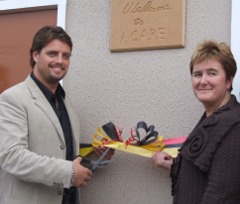 Keith Duffy opened the iCARE centre at Ballymacarry, Buncrana, back in October 2007. He was accompanied by iCARE chairperson, Angela Tourish.
