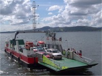 The Foyle Rambler on Lough Swilly.