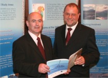 Cllr. Patrick McGowan, chairperson of the North Western River Basin District Advisory Council and Mr. Peadar MacRory, acting director of services, water, environment and emergency services, Donegal County Council.