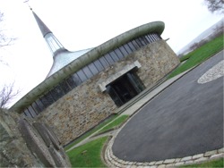 Liam McCormick's famous St. Aengus Chapel, Burt.