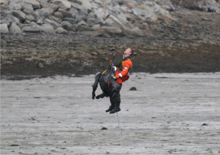 Rescued from the mud flats at Fahan Creek.