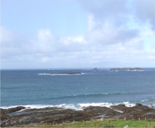 Sun-drenched Malin Head. 